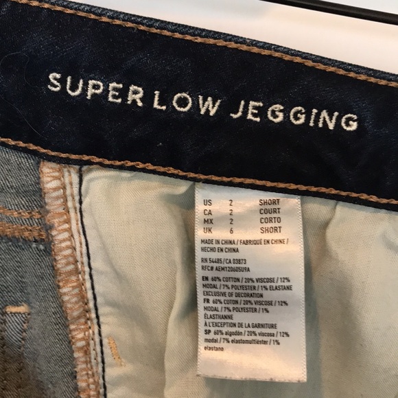 American Eagle Outfitters Super Low Jeggings in size 2 - Picture 7 of 7